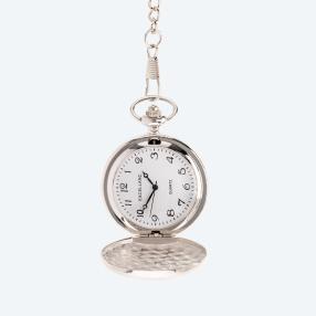 Excellanc Taschenuhr, Quarz, silbern, Deutschland