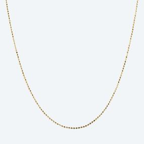 Kugelkette 750 Gelbgold, ca. 45 cm