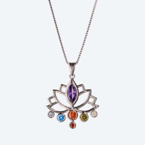 Anhänger Kette 925 Sterling Silber Zirkonia
