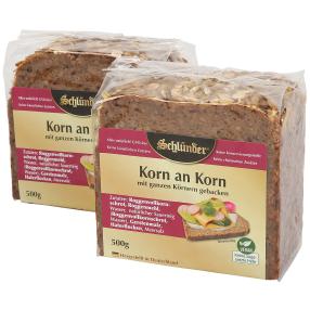 Schlünder Korn an Korn Brot 2x 500g