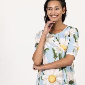 FASHION NEWS Damen-Longshirt 'Gänseblume' multi
