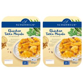 2x Chicken Tikka Masala mit Reis