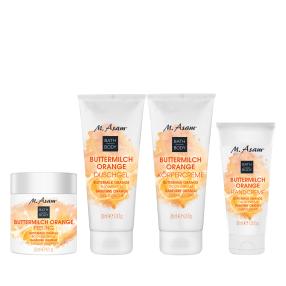 BUTTERMILCH ORANGE Set 4teilig