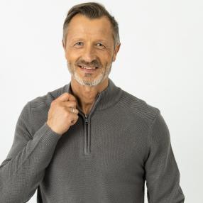 Cashmerelike by BLUE SEVEN Pullover grau
