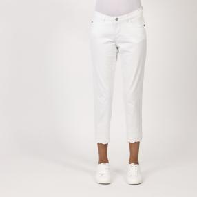 GINA LAURA Damen 7/8 Hose weiß