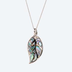 Anhänger Blatt Abalone
