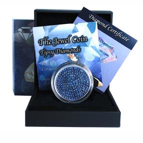 149 Diamanten-Münze: Tipsy Diamonds - Blue Curacao