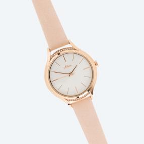 s.Oliver Damenuhr "TIME", Quarz, rosa