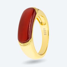 Ring 925 Sterling Silber Karneol