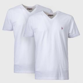 U.S. POLO ASSN. Herren 2erPack T-Shirt weiß/weiß