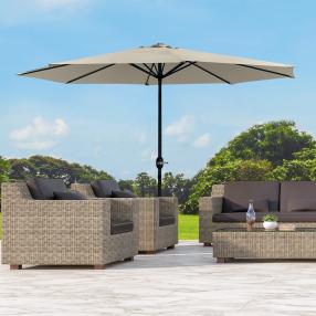 Sonnenschirm 300cm beige UV50+