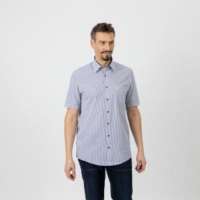 CASAMODA Herren Hemd gestreift, weiß/blau