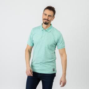 CASAMODA Herren Poloshirt, mint meliert