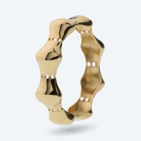 Bandring "Bamboo" 750 Gelbgold