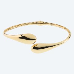 Armreif 'Tropfen' 585 Gelbgold