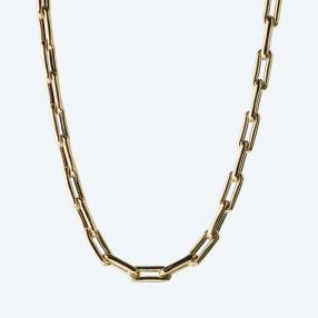 Collier 750 Gelbgold, ca. 45 cm