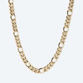 Collier 'Rigato 3+1' 585 Gelbgold, ca. 45 cm