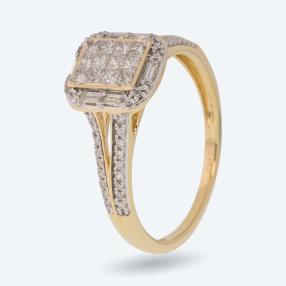Ring 585 Gelbgold Diamanten