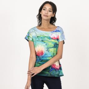 FASHION NEWS Damen-Shirt multicolor/petrol