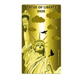 Goldbarren Lady Liberty New York