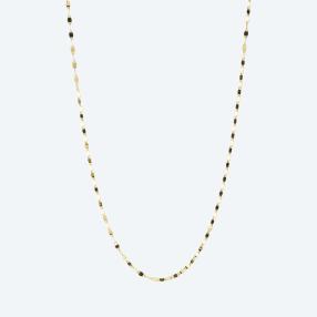 Spiegelkette 750 Gelbgold, ca. 45 cm