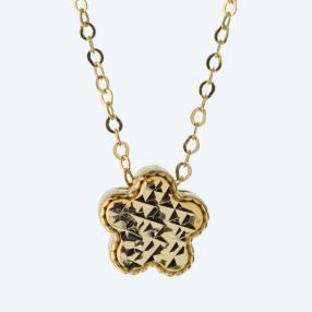 Kette+Anhänger Seestern 585 Gelbgold, ca. 45cm