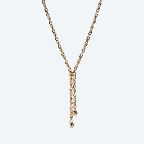 Kette mit Quaste 585 Gelbgold