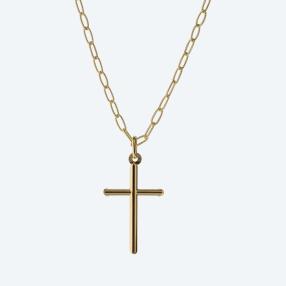 Anhänger Kreuz 585 Gelbgold