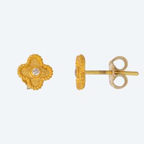 CEVHERUN Ohrstecker 995 Gelbgold Brillant