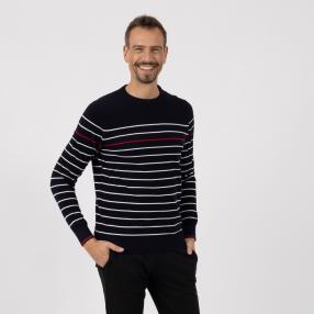 bugatti Herren Strickpullover marine