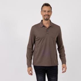 bugatti Herren Langarmshirt braun