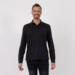 bugatti Herren Langarmshirt anthrazit