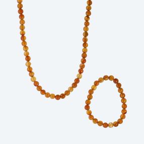 Set 2-teilig Karneol ca. 200ct