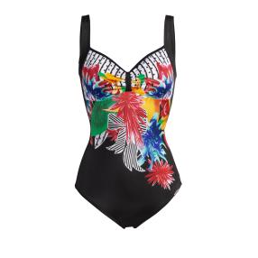 SUNFLAIR Damen Badeanzug Cup C+D multicolor