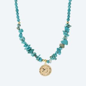 Collier Türkis rekonstruiert + Anhänger