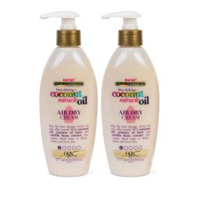 OGX COCONUT MIRACLE OIL Air Dry Cream 2 x 177ml