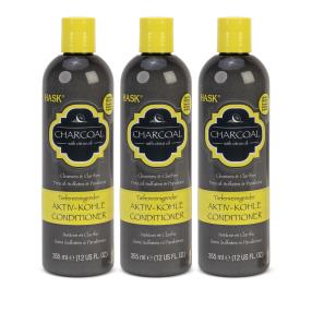 Hask Charcoal Conditioner 3 x 355ml