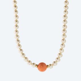 Collier Muschelkernperle