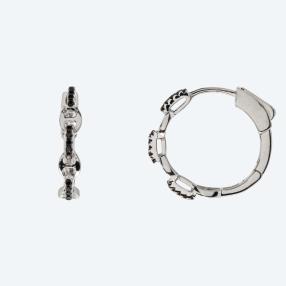 Creolen 925 Sterling Silber Spinell