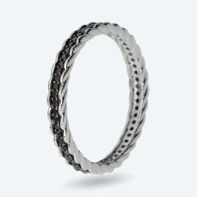 Ring 925 Sterling Silber Spinell Eternity