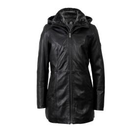 CARLO COLUCCI Damen-Lederjacke 'Donatella' schwarz