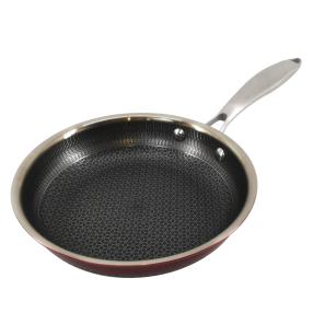 WOHNEN & GENIESSEN Profi-Bratpfanne 20 cm rot