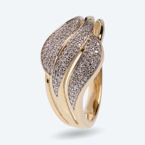 Ring 585 Gelbgold Diamanten