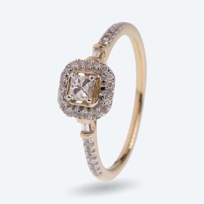 Ring 585 Gelbgold Diamanten