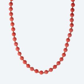 Collier Bambuskoralle, ca. 45+5cm