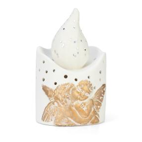 Ceramico LED-Kerze Engel gold