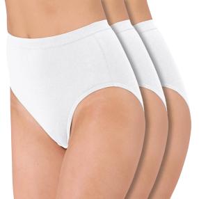 SCHIESSER 3er Set Taillenslip weiß