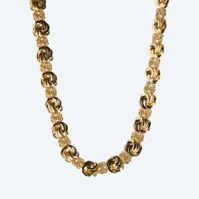 Rosenkette 375 Gelbgold, ca. 46 cm