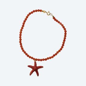 BOHO Armband+Seestern 925 St. Silber vergoldet