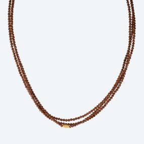 Collier 3-reihig Goldfluss
